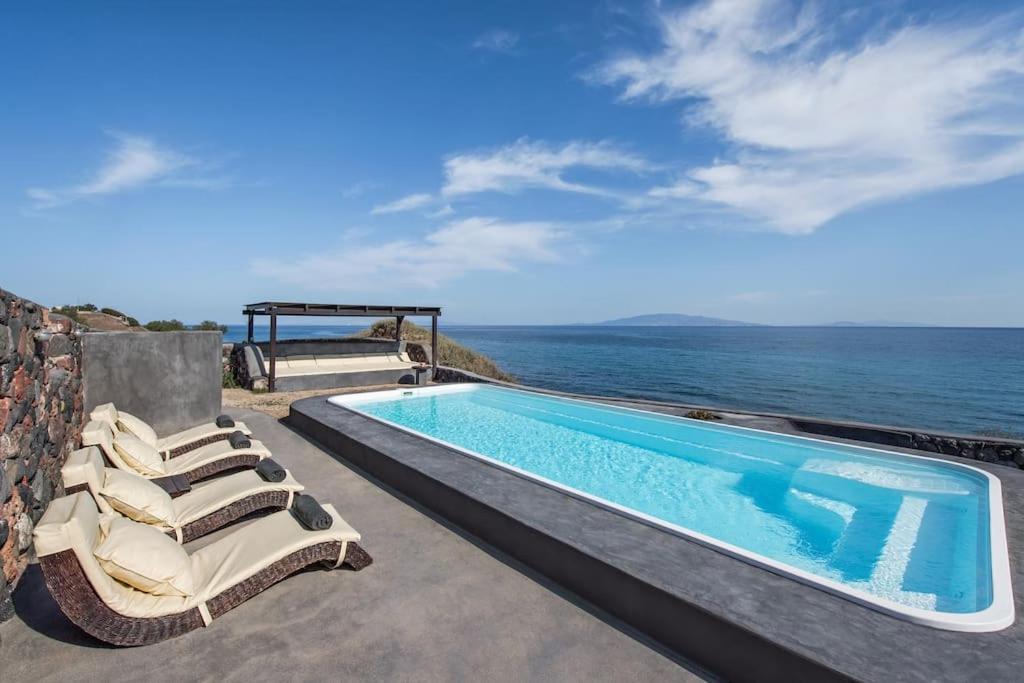 Ramni House: Private Villa With Pool By The Sea أويا المظهر الخارجي الصورة