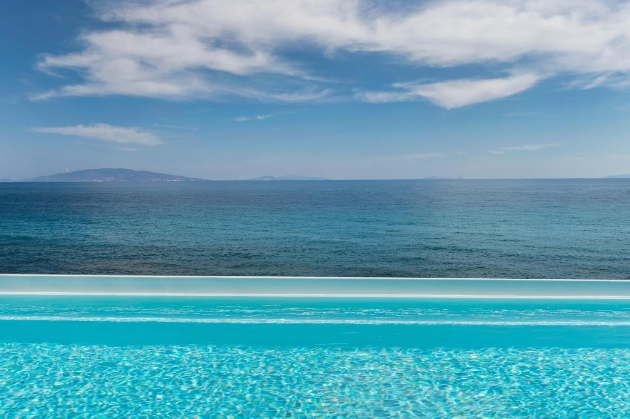 Ramni House: Private Villa With Pool By The Sea أويا المظهر الخارجي الصورة